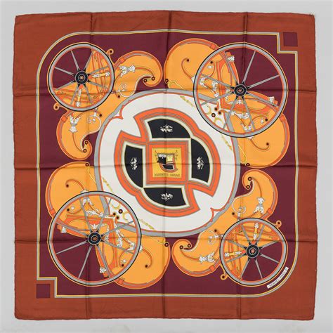 Hermès Washington's Carriage Woven Scarf 